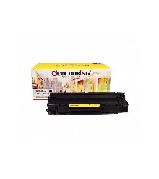 Картридж лазерный Colouring CG-CE278A/726/728 черный (2100 стр.) для принтеров HP LaserJet P1560/P1566/P1600/P1606dn/M1536 Canon i-Sensys MF4410/4420/4430/4450/4550d/4570d/4580dn/4780/D520/LBP-6200D