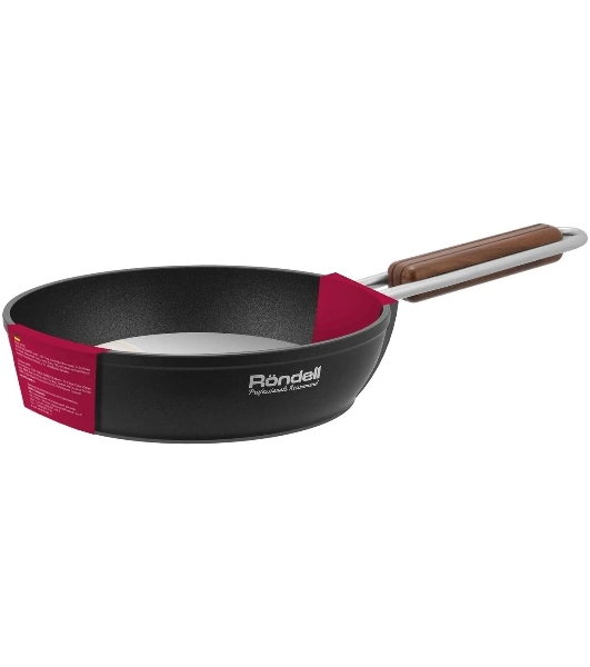 Сковорода Rondell Fjord RDA-1796, 28 см, без крышки, черный
