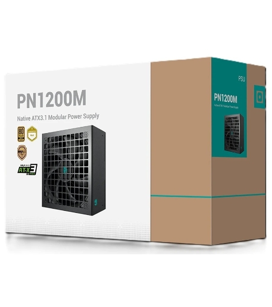 Блок питания Deepcool/GamerStorm PN1200M, 1200Вт, 80 PLUS Gold, 135мм, модульный, черный