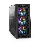 Компьютерный корпус Miditower ExeGate EVO-9202-NPX700 (ATX, БП 700NPX с вент. 12 см, с окном, 1*USB+1*USB 3.0, аудио, 3 вент. 12см с RGb подсветкой), фото 1