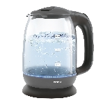 Чайник Centek CT-0034 (серый) Vancouver стекло, 1.8л, 2200 Вт, внутренняя LED подсветка, кнопка, фото 1
