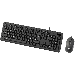Комплект клавиатура+мышь Oklick S605 проводной, USB, 2400 DPI, чёрный, фото4