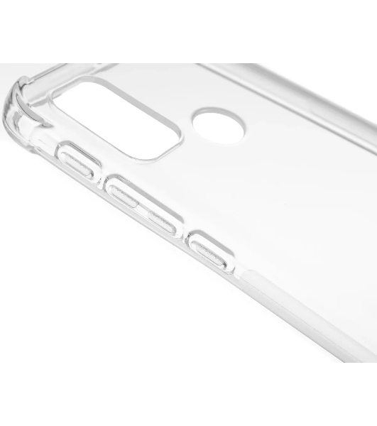 Чехол (клип-кейс) Brosco, для Motorola Moto G20, прозрачный moto-g20-hard-tpu-transparent