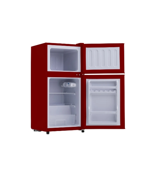 Холодильник OLTO RF-120T красный двухкамерный 80/38 л морозилка сверху