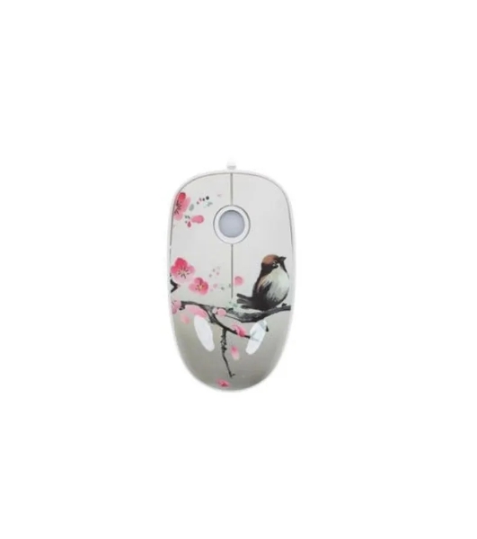 Мышь проводная Qumo Office M43 Serenity белый, 1000 dpi, USB, кнопки - 3