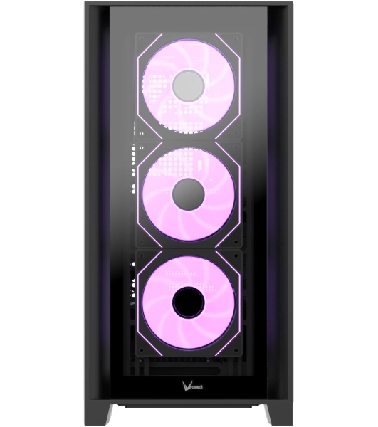Компьютерный корпус AeroCool/Formula Air Power G8 Floe черный без БП ATX 2xUSB 3.0 1xUSB3.1 audio bott PSU