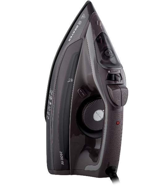 Утюг BRAYER BR4020 коричневый/черный, 2600 Вт, 25 г/мин, 140 г/мин, 380 мл
