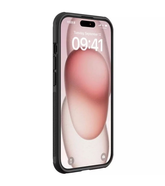 Чехол Super Frosted Shield Pro, черный, (AP IP15 Plus)