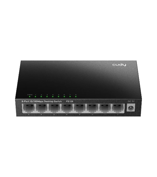 Коммутатор Cudy FS108, 8×100 Мбит/с