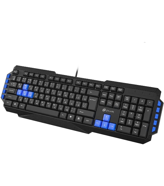Клавиатура Oklick 750G Frost War проводная, USB Type-A, чёрный
