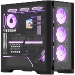 Компьютерный корпус AeroCool/Formula Air Power G8 Floe черный без БП ATX 2xUSB 3.0 1xUSB3.1 audio bott PSU, фото 1
