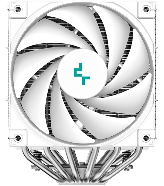 Кулер для процессора DEEPCOOL AK620 DIGITAL SE WH LGA20XX/1700/1200/115X/AM5/AM4 (9шт/кор, TDP 260W, PWM, DUAL Fan 120мм, 6 тепл. трубок, ARGb, белый) RET (R-AK620-WHADMN-GJD)