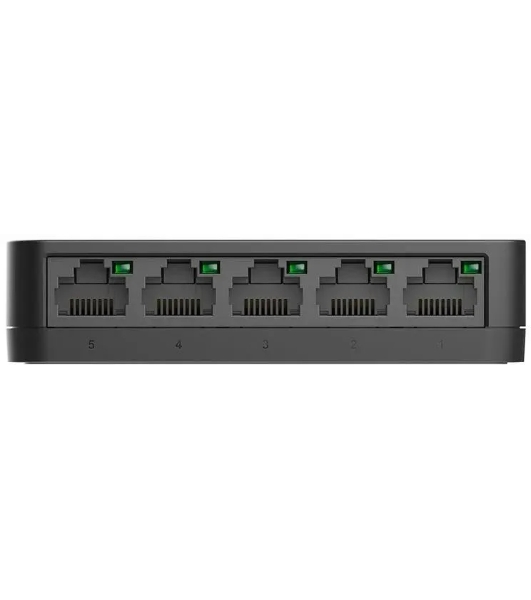 Коммутатор D-Link DGS-1005A, 5×1 Гбит/с, неуправляемый