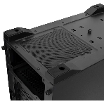 Компьютерный корпус без блока питания HSPD M321, Mesh Mini-tower, черный, slide TG, 0.45 SPCC, 2x140мм ARGb+1x120мм ARGb mATX, mITX 160/340/184мм 2x2.5', 2x3.5', 4xPCI 2xUSB-A 3.0, 1xUSB-A 1.0 390x200x385мм, фото3
