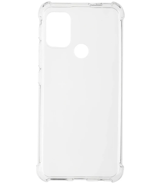 Чехол (клип-кейс) Brosco, для Motorola Moto G20, прозрачный moto-g20-hard-tpu-transparent