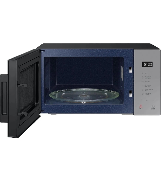 Микроволновая печь Samsung MS23T5018AG/BW серый, 23 л, 800 Вт, переключатели - сенсор