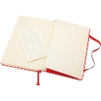 Блокнот Moleskine CLASSIC MM710R Pocket 90x140 мм, 192 страниц, линейка, твердая обложка, красный, фото3