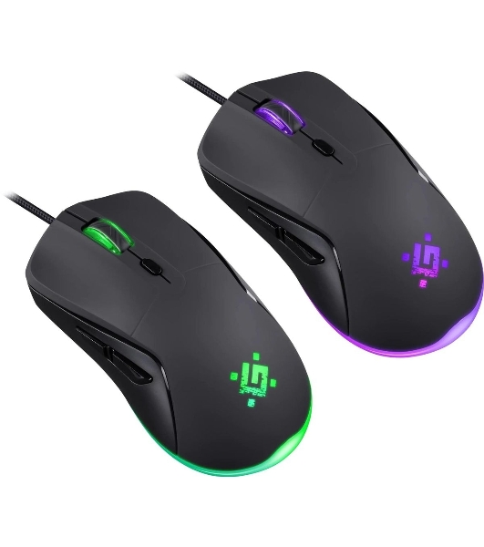 Мышь проводная Defender Arga GM-049 черный, 3600 dpi, USB, кнопки - 6