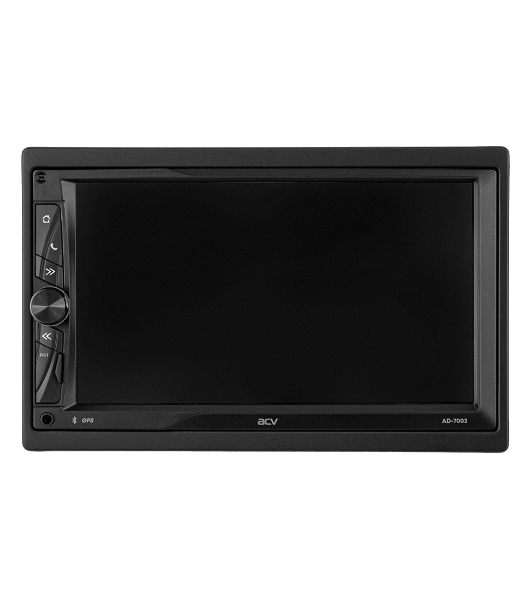 Автомагнитола ACV AD-7002, 2 DIN, 7', Android 11, Bluetooth, USB Type-A, AUX, GPS, CarPlay