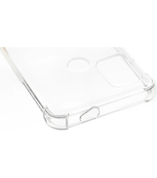 Чехол (клип-кейс) Brosco, для Motorola Moto G20, прозрачный moto-g20-hard-tpu-transparent