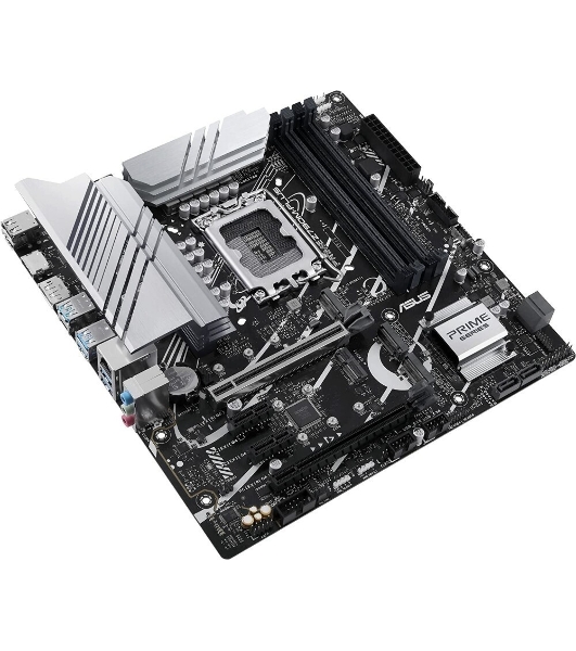 Материнская плата ASUS PRIME Z790M-PLUS, LGA 1700, Intel Z790, 4xDDR5, 4xSATA, 3xM.2, 1xPCIe 4.0 x4, 1xPCIe 5.0 x16, 2xPCIe x1, 1xDP, 1xHDMI, 1x 1Gb LAN, 1xUSB-C 3.2 Gen 2x2, 1xUSB 3.2 Gen 2, 4xUSB 3.2 Gen 1, 2xUSB 2.0, 3x3.5 мм, 7.1, mATX
