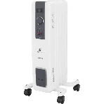 Радиатор масляный Royal Clima ROR-FR7-1500M 1500Вт белый/черный, фото 1