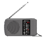 Радиоприемник Maxvi PR-03 grey (AM\FM, аналоговый тюнер, 2 х АА), фото3