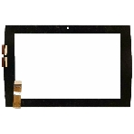 Сенсорное стекло (тачскрин) для Asus Eee Pad Slider SL101, черное с рамкой, фото 1