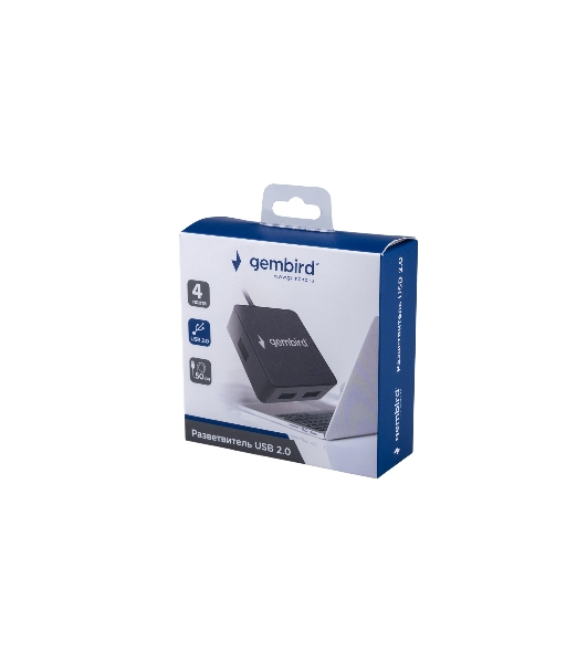USB-концентратор Gembird UHB-242, USB 2.0, USB 4 порта, USB