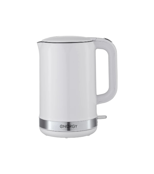 Чайник электрический Energy E-218 белый, диск 1.7 л