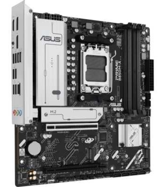 Материнская плата ASUS PRIME B850M-A-CSM, AM5, AMD B850, 4xDDR5, 4xSATA, 3xM.2, 1xPCIe 5.0 x16, 1xPCIe 4.0 x4, 2xDP, 1xHDMI, 1x2.5Gb LAN, 2xUSB-A 10Gbps, 2xUSB-A 5Gbps, 4xUSB-A 2.0, 3x3.5 мм, 7.1, mATX
