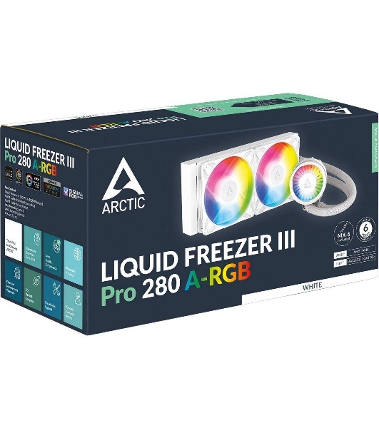 Система жидкостного охлаждения Cooling Arctic Liquid Freezer III Pro 280 A-RGb белый Multi Compatible All-In-One CPU Water Cooler