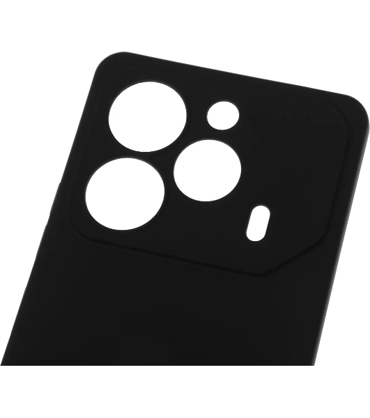 Чехол (клип-кейс) BoraSCO для Tecno Pova 6/6 Pro Silicone Case черный (73173)