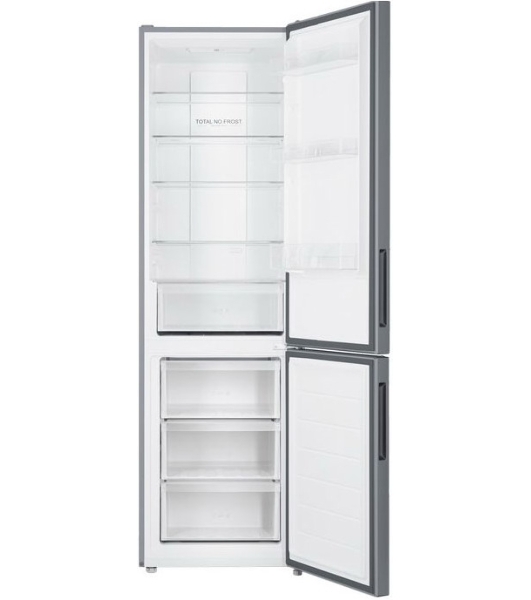 Холодильник Haier CEF537ASD серебристый двухкамерный 263/105 л морозилка снизу, No Frost