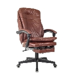Кресло Бюрократ T-9950MSG-F/BROWN-PU коричневый, экокожа, фото 1