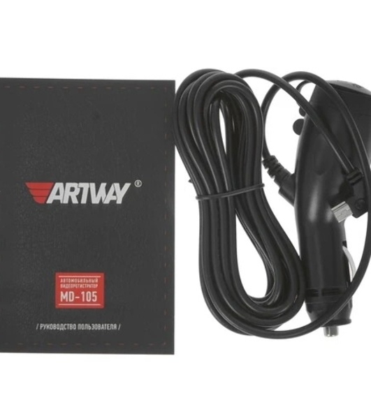 Видеорегистратор Artway MD-105, 2304x1296, 2.4', GPS, G-сенсор, GPS-информатор