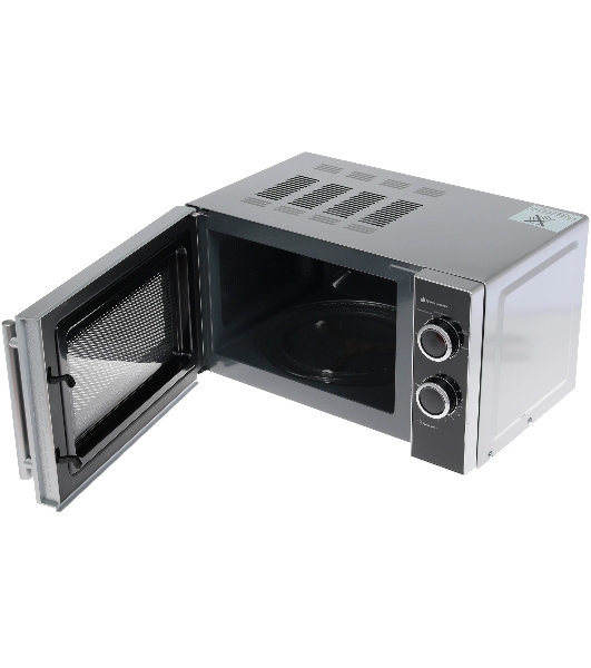 Микроволновая печь Mystery MMW-2032 черный/серебристый, 20 л, 800 Вт, переключатели - поворотный механизм