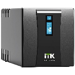 Источник бесперебойного питания ITK Electra EET-1000VA-1-002-S 600Вт 1000ВА черный, фото 1
