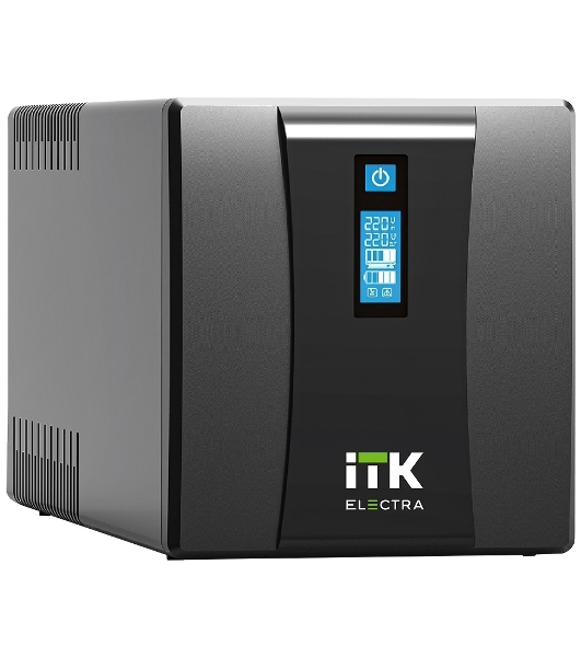 Источник бесперебойного питания ITK Electra EET-1000VA-1-002-S 600Вт 1000ВА черный