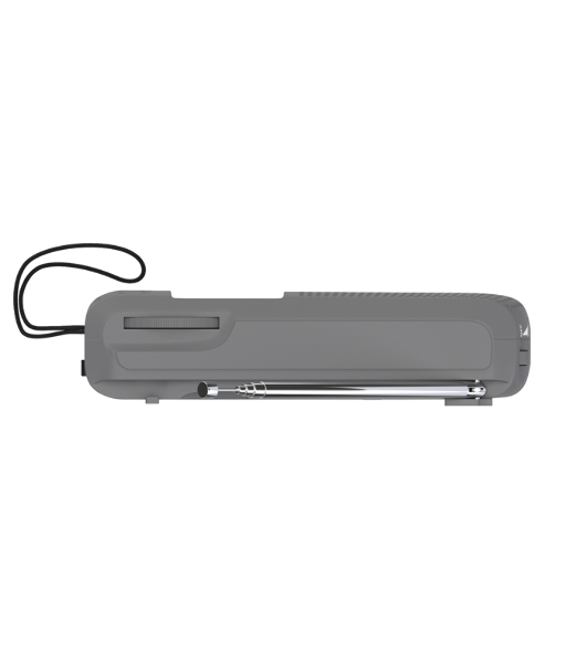 Радиоприемник Maxvi PR-03 grey (AM\FM, аналоговый тюнер, 2 х АА)