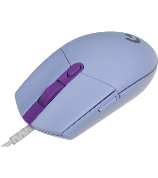 Мышь проводная Logitech G102 LIGHTSYNC фиолетовый, 8000 dpi, USB, кнопки - 6