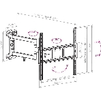 Кронштейн для телевизора Arm Media LCD-415 черный, 24'-55' макс. 35 кг, настенный, поворотно-выдвижной и наклонный, фото12