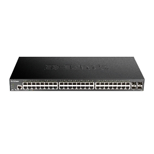 Коммутатор D-Link DGS-1250-52X/A1A, 48×1 Гбит/с + 4×10 Гбит/с SFP+, управляемый