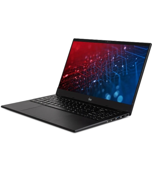 Ноутбук IRU Planio 15ING N-series N100 16Gb SSD512Gb Intel UHD Graphics 15.6' IPS FHD (1920x1080) FreeDOS black WiFi BT Cam 6000mAh (2140844)