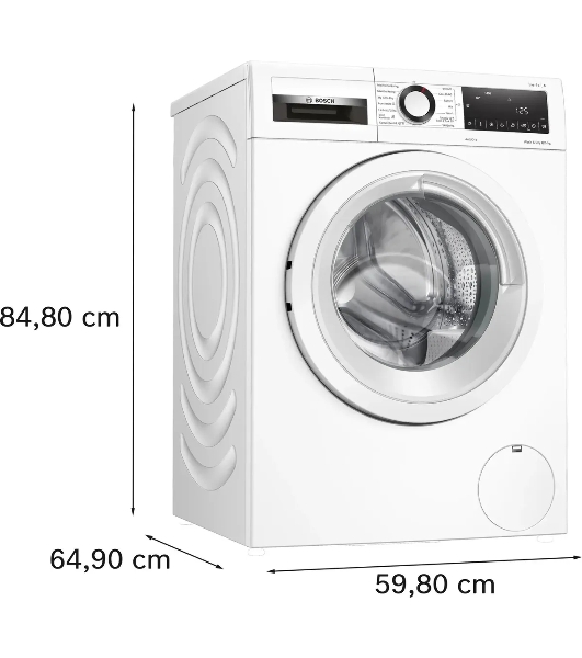 Стирально-сушильная машина Bosch WNA134L0SN белый, загр.фронтальная, макс.: 8кг, 1400 об/мин, класс: A