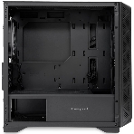 Компьютерный корпус без блока питания HSPD M321, Mesh Mini-tower, черный, slide TG, 0.45 SPCC, 2x140мм ARGb+1x120мм ARGb mATX, mITX 160/340/184мм 2x2.5', 2x3.5', 4xPCI 2xUSB-A 3.0, 1xUSB-A 1.0 390x200x385мм, фото7