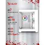 Компьютерный корпус Bloody CC-121 белый без БП mATX 7x120мм 1xUSB2.0 1xUSB3.0 audio, фото19