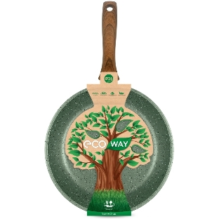 Сковорода НМП ECO WAY EW126, 26 см, зеленый