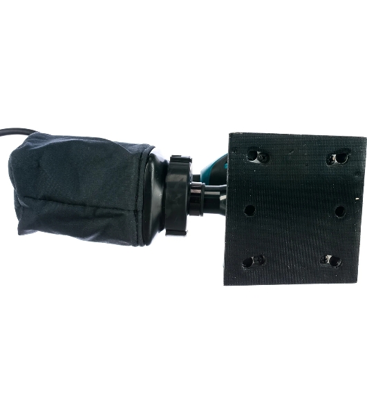 Шлифовальные машины Makita BO4555 ВШМ, 200Вт,114х102мм,14000об\м,ампл-1.5мм,1.1кг,кор,п\сборник,зажим\липучка