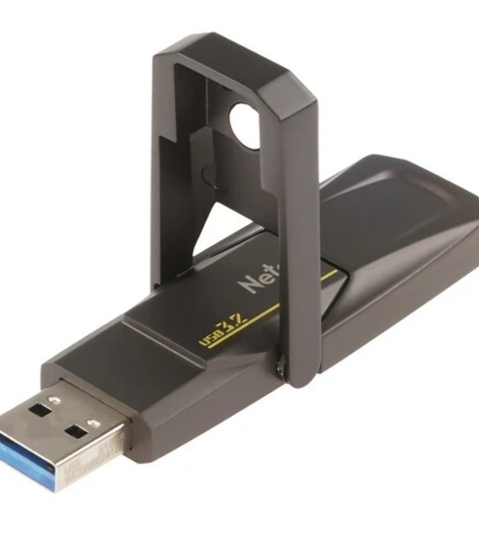 Флешка USB Netac US5 (NT03US5C-512G-32TA), 512Gb, USB 3.2/TypeC, R/W 550/500, черный